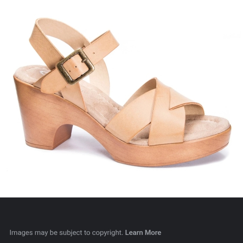 NWT.CL by Laundry Women's Camel Sandals - Picture 3 of 7
